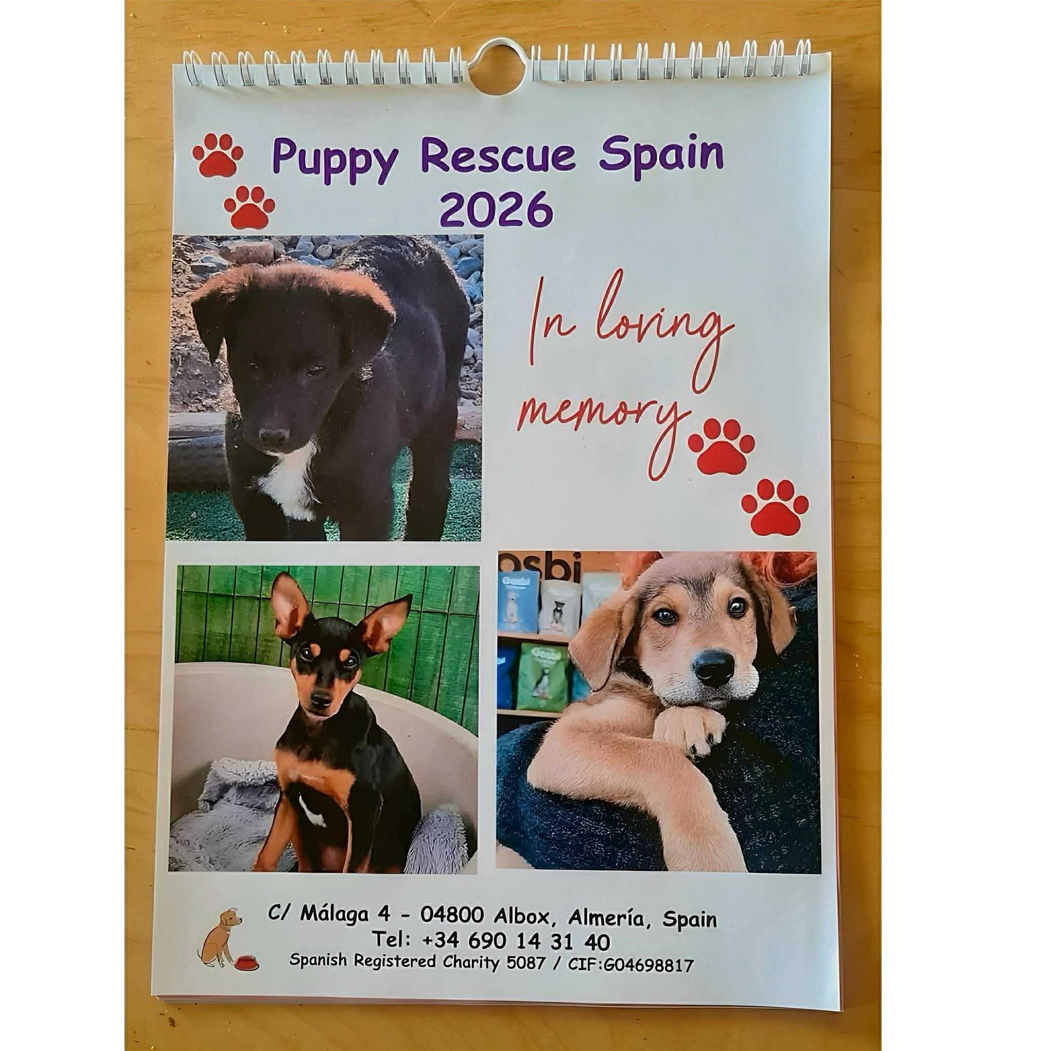 Puppy Rescue Calendar 2026 - Page 1